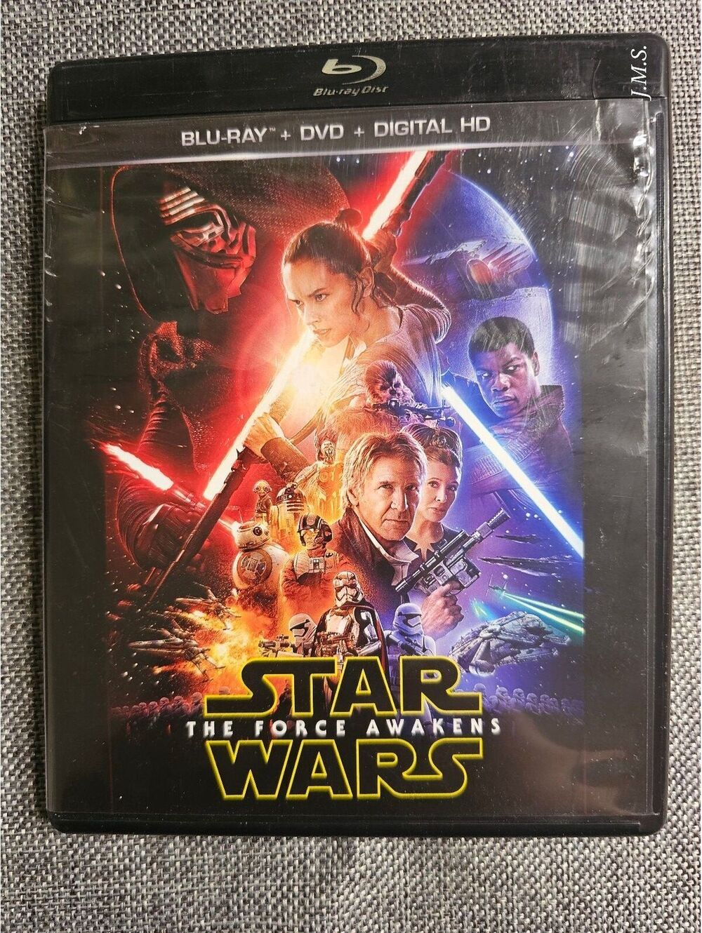 Star Wars: The Force Awakens Blu-ray + DVD + Digital HD - Good Condition